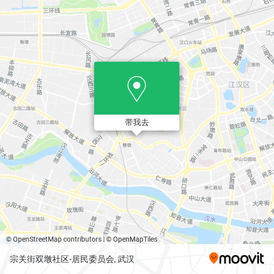 宗关街双墩社区-居民委员会地图