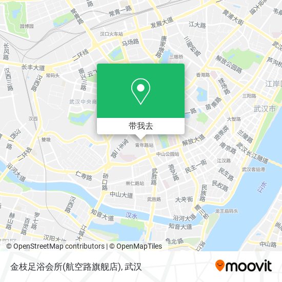 金枝足浴会所(航空路旗舰店)地图