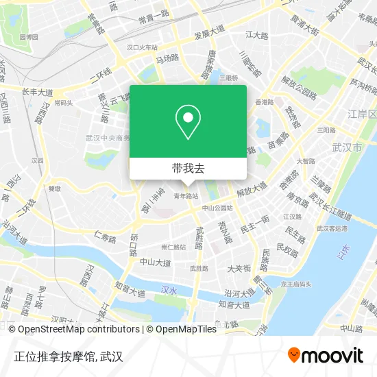 正位推拿按摩馆地图