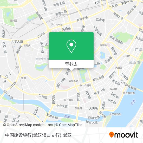 中国建设银行(武汉汉口支行)地图