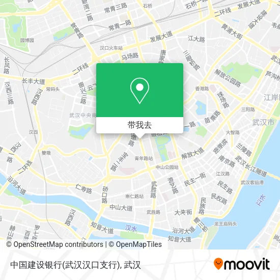 中国建设银行(武汉汉口支行)地图