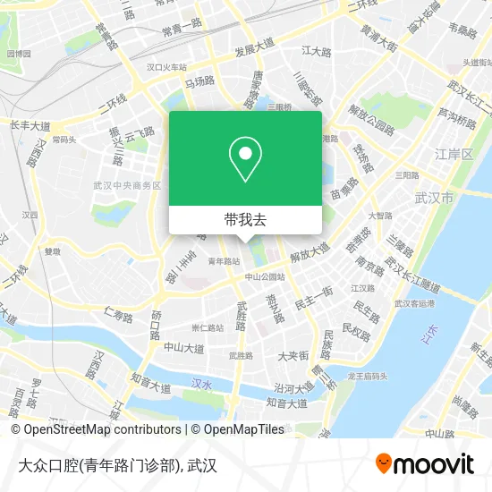 大众口腔(青年路门诊部)地图
