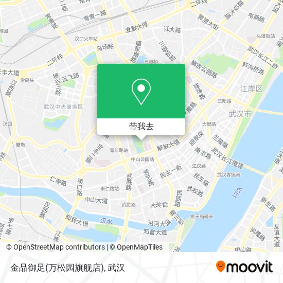 金品御足(万松园旗舰店)地图