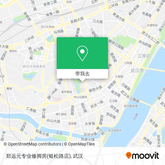 郑远元专业修脚房(银松路店)地图