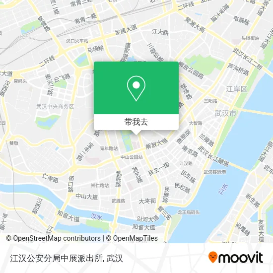 江汉公安分局中展派出所地图