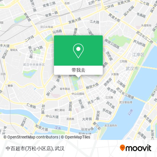 中百超市(万松小区店)地图