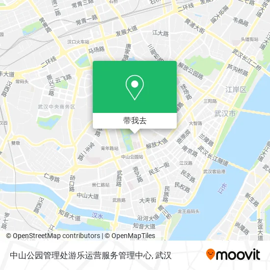 中山公园管理处游乐运营服务管理中心地图