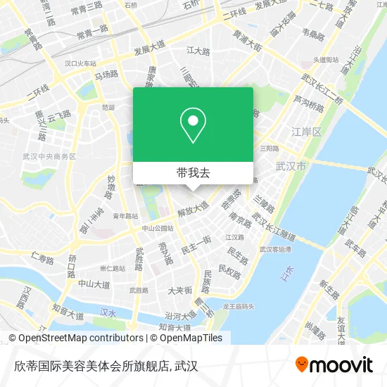 欣蒂国际美容美体会所旗舰店地图