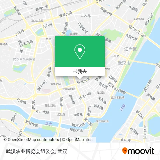 武汉农业博览会组委会地图