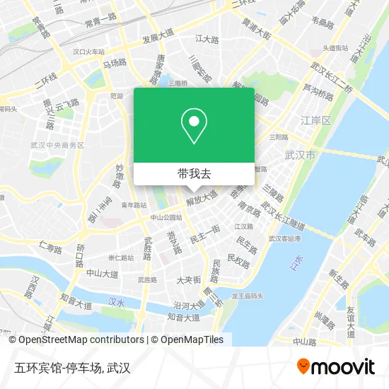 五环宾馆-停车场地图