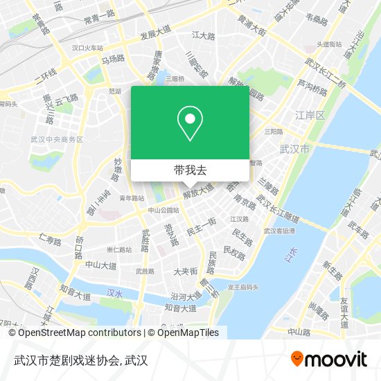 武汉市楚剧戏迷协会地图