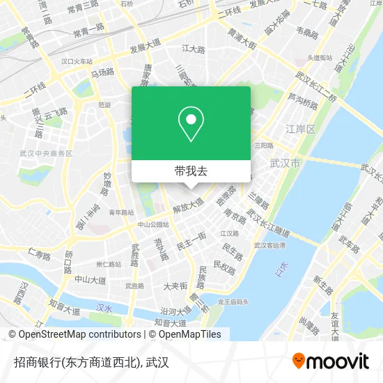 招商银行(东方商道西北)地图