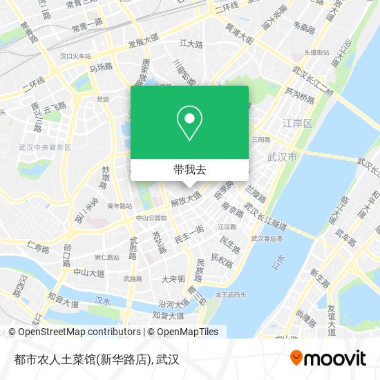 都市农人土菜馆(新华路店)地图