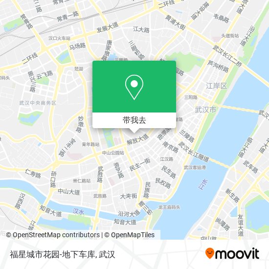 福星城市花园-地下车库地图