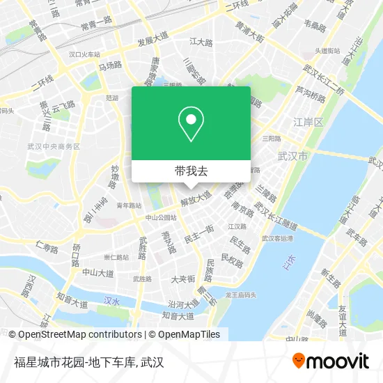 福星城市花园-地下车库地图