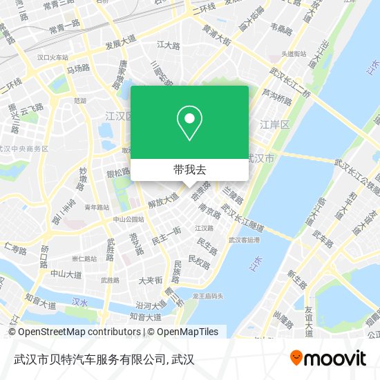 武汉市贝特汽车服务有限公司地图