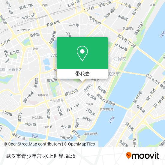 武汉市青少年宫-水上世界地图
