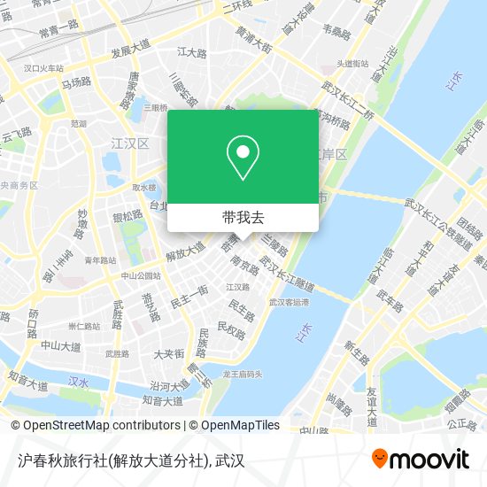 沪春秋旅行社(解放大道分社)地图