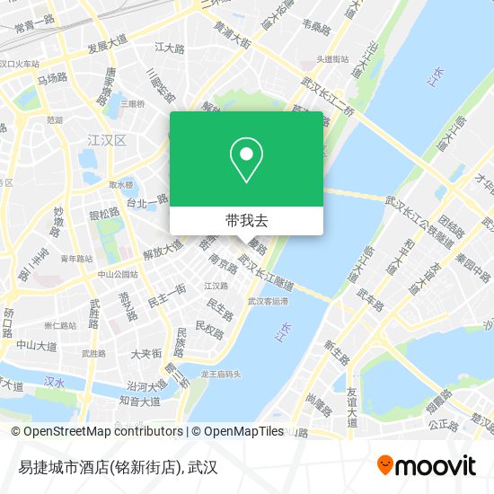 易捷城市酒店(铭新街店)地图