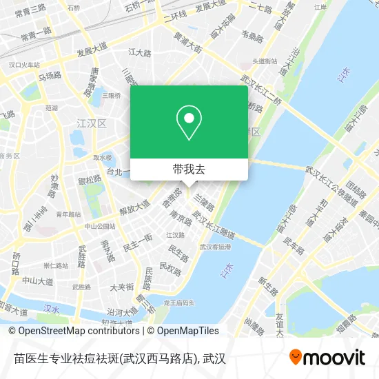 苗医生专业祛痘祛斑(武汉西马路店)地图