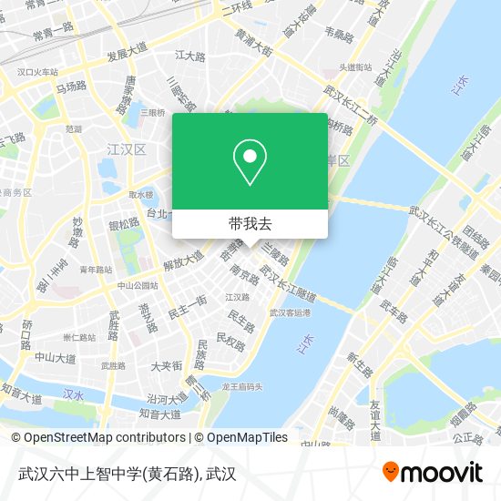 武汉六中上智中学(黄石路)地图