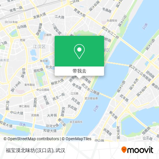 福宝漠北味坊(汉口店)地图