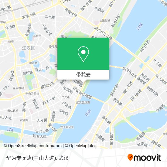 华为专卖店(中山大道)地图