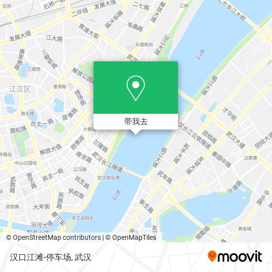 汉口江滩-停车场地图
