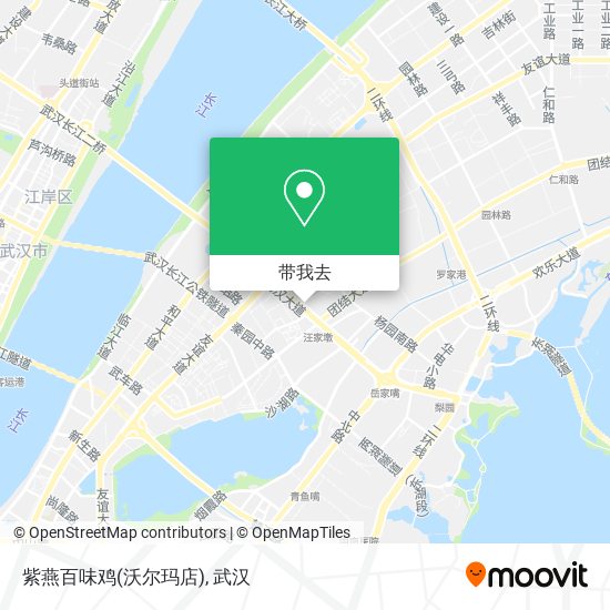 紫燕百味鸡(沃尔玛店)地图