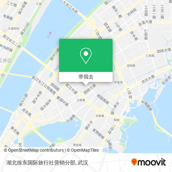 湖北徐东国际旅行社营销分部地图