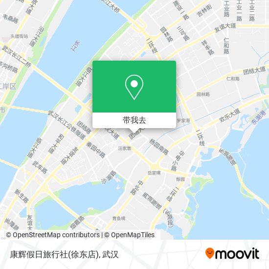 康辉假日旅行社(徐东店)地图