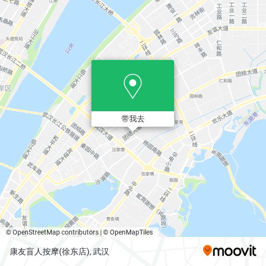 康友盲人按摩(徐东店)地图