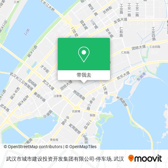 武汉市城市建设投资开发集团有限公司-停车场地图