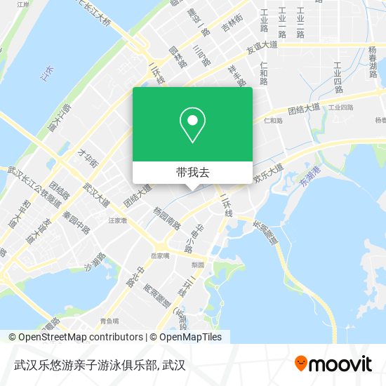 武汉乐悠游亲子游泳俱乐部地图