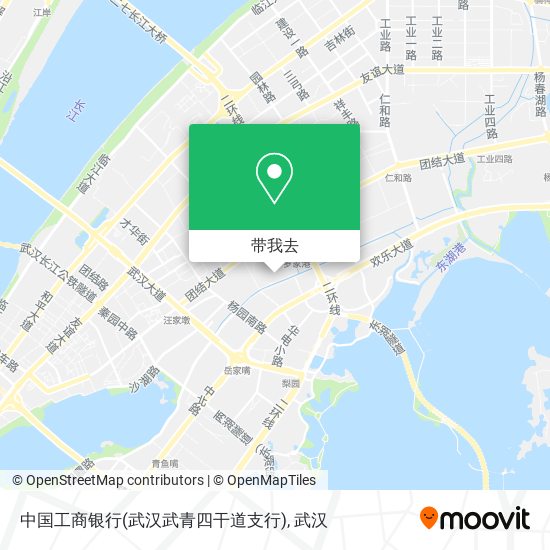 中国工商银行(武汉武青四干道支行)地图
