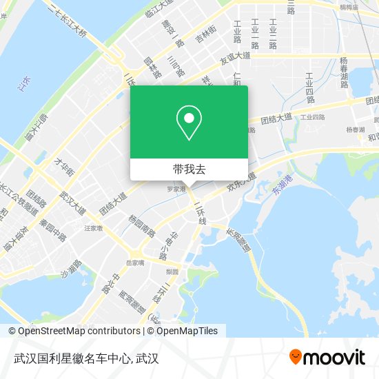 武汉国利星徽名车中心地图
