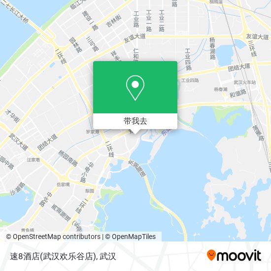 速8酒店(武汉欢乐谷店)地图