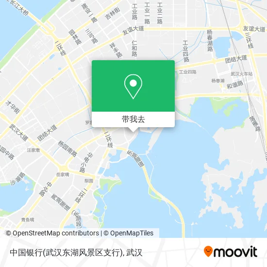 中国银行(武汉东湖风景区支行)地图