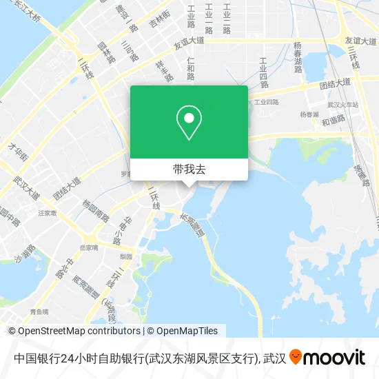 中国银行24小时自助银行(武汉东湖风景区支行)地图