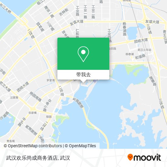 武汉欢乐尚成商务酒店地图