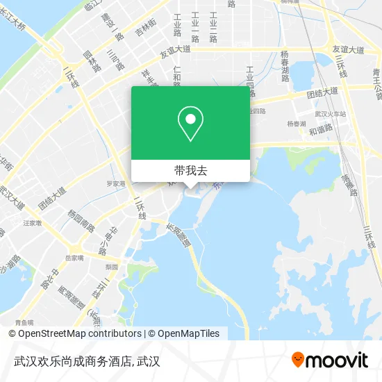 武汉欢乐尚成商务酒店地图