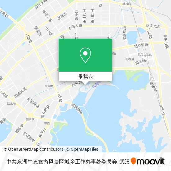 中共东湖生态旅游风景区城乡工作办事处委员会地图