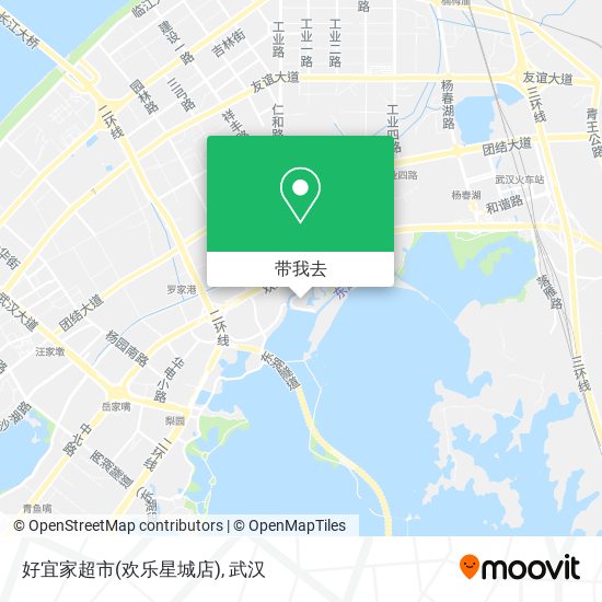 好宜家超市(欢乐星城店)地图