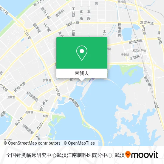 全国针灸临床研究中心武汉江南脑科医院分中心地图