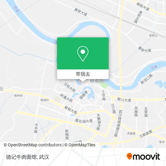 德记牛肉面馆地图