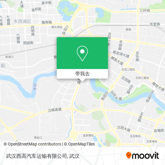 武汉西高汽车运输有限公司地图