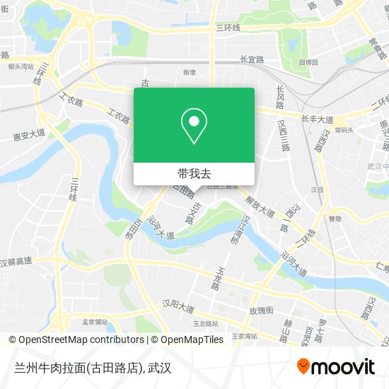 兰州牛肉拉面(古田路店)地图