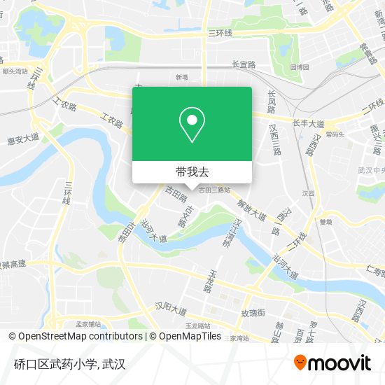 硚口区武药小学地图