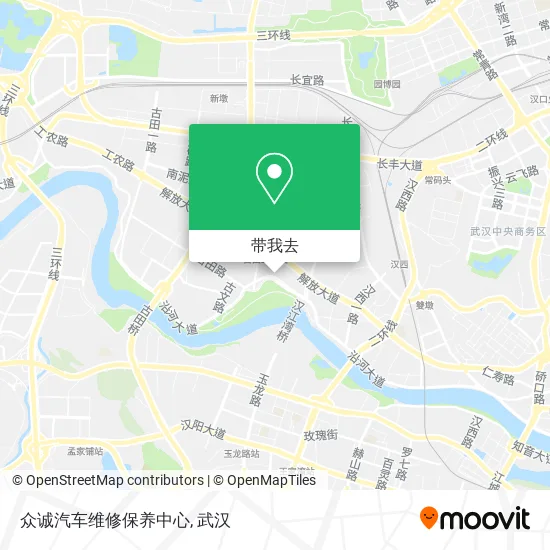 众诚汽车维修保养中心地图