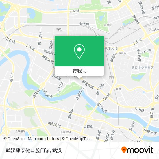 武汉康泰健口腔门诊地图